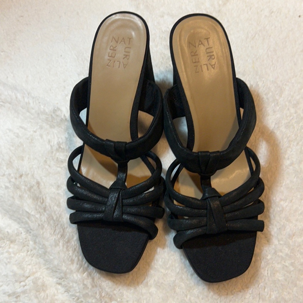 Women’s Size 11 Naturalizer Black Jordy High Heel Strappy Sandals